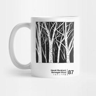 Norwegian Wood - Haruki Murakami / Minimalist Graphic Artwork Mug